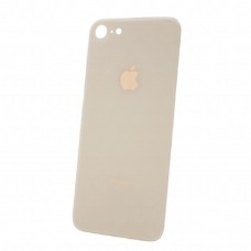 Задняя крышка (стекло) для iPhone 8 (стандартное отверстие, без "CE") цвет: золото