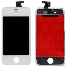 Дисплей для iPhone 4 (в сборе с сенсорной панелью и рамкой) ОРИГИНАЛ (цвет: белый)