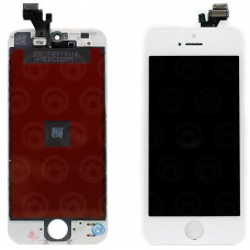 Дисплей для iPhone 5 (в сборе с сенсорной панелью и рамкой) ОРИГИНАЛ (цвет: белый)