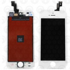 Дисплей для iPhone 5s /SE (в сборе с сенсорной панелью и рамкой) КОПИЯ (цвет: белый)