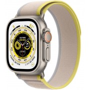 Apple Watch Ultra 49мм Titanium Канада (ремешок: M/L, желто-бежевый нейлон)