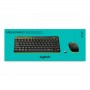 Клавиатура и мышь беспроводные (набор) Logitech MK240 Nano (цвет: черный с желтым)